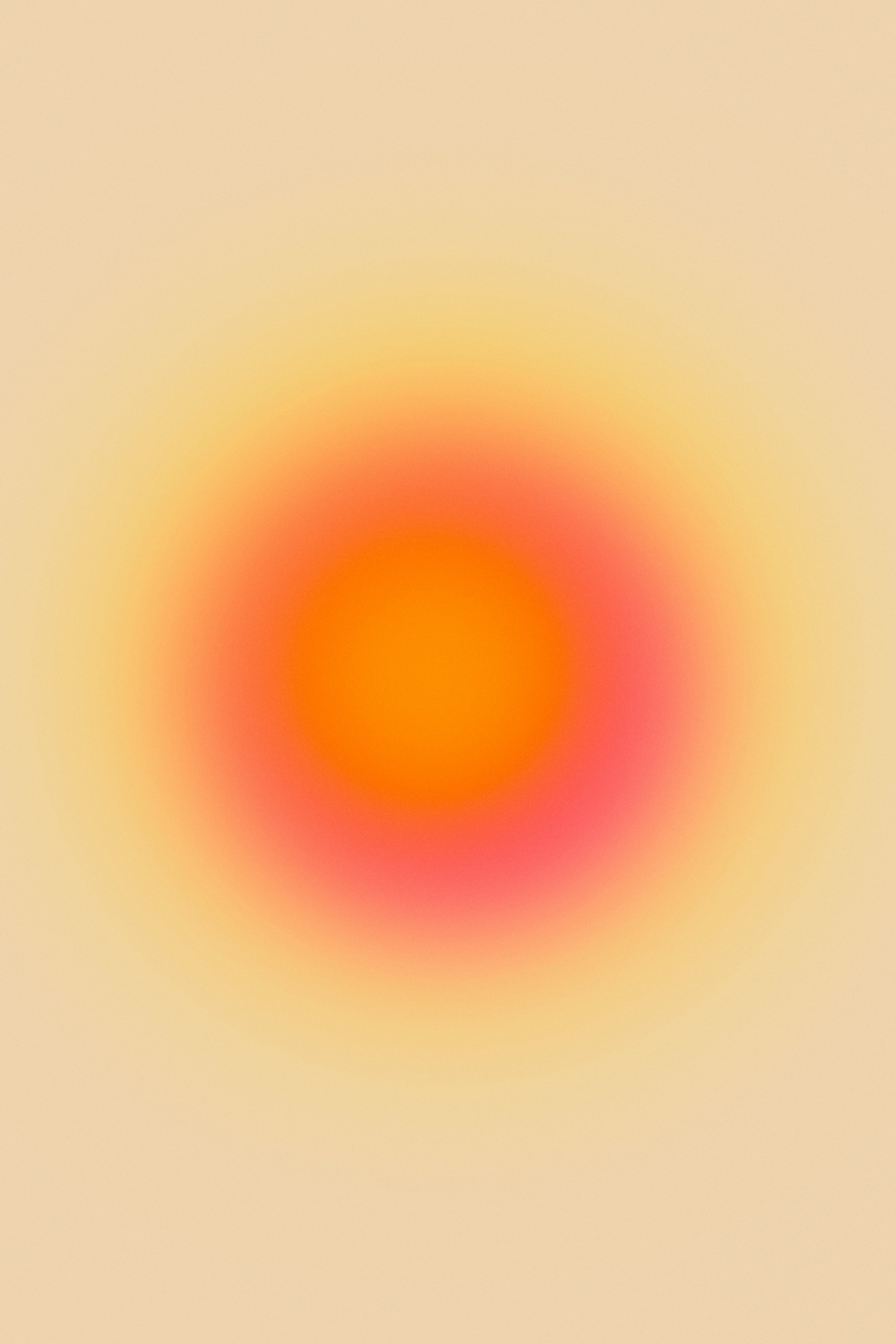 yellow and orange sun illustration